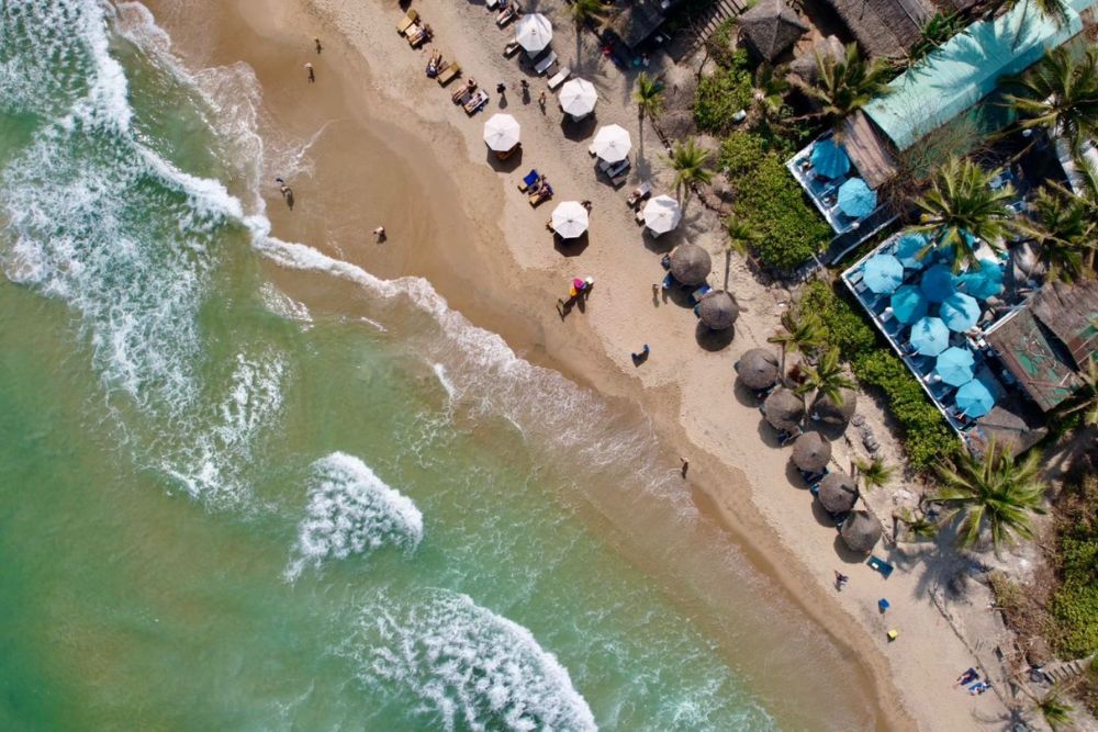 la spiaggia di An Bang, Hoi An